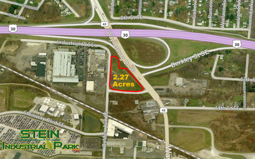 2.27 ACS OF COMMERCIAL LAND @ RT.30 & 43 SOUTH